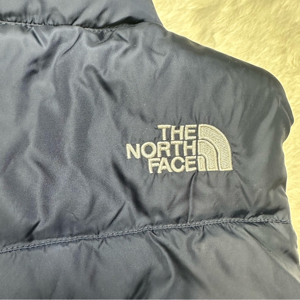 The North Face Vest Blue & Grey Zip-Up Size 6 - Picture 15 of 16